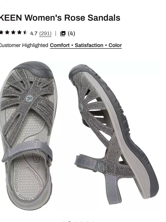 Keen Shoes - Keen Women's Rose Sandals — Gray